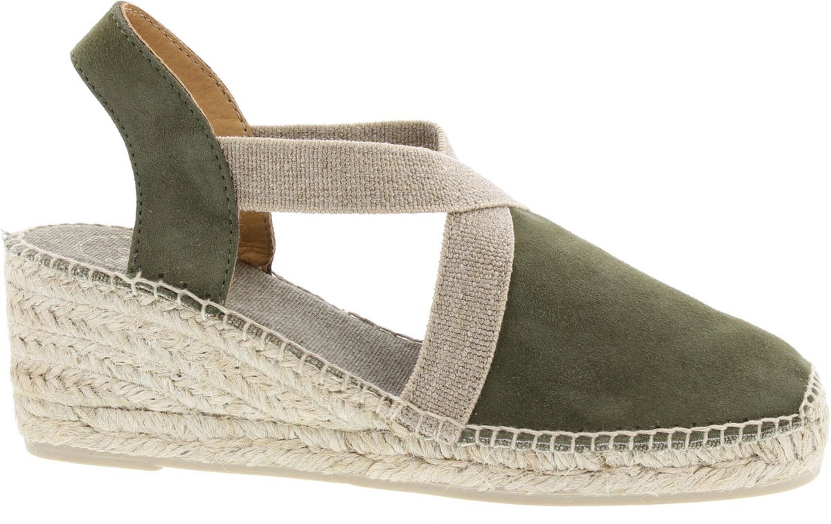 Toni Pons Tona Dames Espadrilles - khaki - maat 35