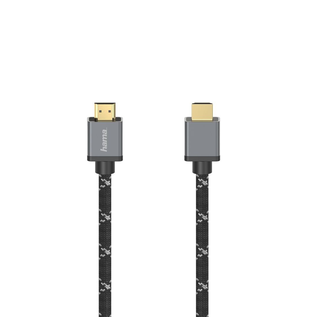 Hama HDMI Kabel - 3m - Zwart/Grijs