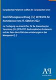 Durchführungsverordnung (EU) 2023/203 der Kommission vom 27. Oktober 2022