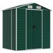 Greenland abri de jardin 191x130x198 cm acier galvanisé vert
