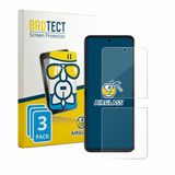 BROTECT Screenprotector 3 Stuks voor Motorola Razr 70 Plus Beschermglas Transparant