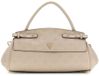 GUESS Diana Top Handle Flap Handtas Schoudertas Light Taupe Logo Beige