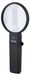 Loupe - Avec lumière LED et support - Grossissement 2 x et 4,5 x - Noir - Avec sac de rangement
