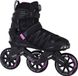 Tempish Wenox Top 100 Dames Skeelers - 4x100mm Wielen - Speed / Fitness Inline Skates - Zwart Roze - Maat 41