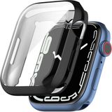 Strap-it TPU hoes 45mm - Noir - Geschikt voor Apple Watch
