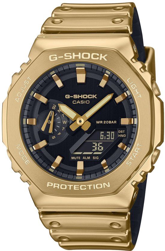 Casio G-Shock GM-2100YMG-9AER Classic Heren Horloge - Goudkleurig - 44 mm