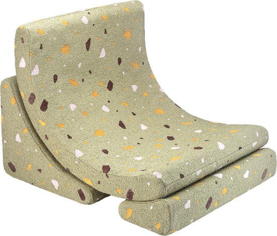 Wigiwama Teddy Moon Chair / Fauteuil - 80x65x55cm - Terrazzo Moss