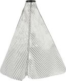 OEM Bol Schakelmanchet van leer - waterdicht - carbon-wit
