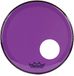 Remo Colortone Powerstroke 3 Clear Purple 18" Drumhead with 5" pre-punched hole