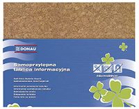 DONAU 7565001PL-99 kurkplaat/kurkplaat/prikbord, 58x46cm, zelfklevend, bruin