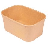 50 Natuurlijke Kracht 50 stuks - rechthoekige containers 1000 ml 330 + 30 Pe G/M2 17,3 x 12,3 x 7,5 cm