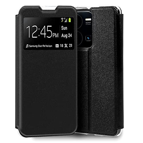 COOL SMARTPHONES & TABLETS ACCESSORIES Cool Flip Cover voor Vivo Y22S / Y35, effen, zwart