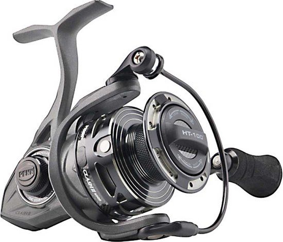 PENN Clash II 4000 Reel Spinmolen - Zwart - Alle vissoorten - Aluminium