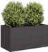 vidaXL Plantenbak 80x40x40 cm koudgewalst staal zwart