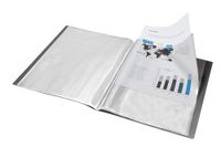 Liderpapel Presentatiemap met 40 hoezen van polypropyleen, DIN A3, ondoorzichtig, zwart