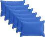 vidaXL - Housse de coussin - 6 pièces - Bois - Bleu royal - 40 x 60 cm - Polyester