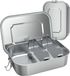 Unyqoos® Roestvrijstalen lunchbox met compartimenten voor school en werk