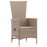 vidaXL 3-delige Tuinset Beige