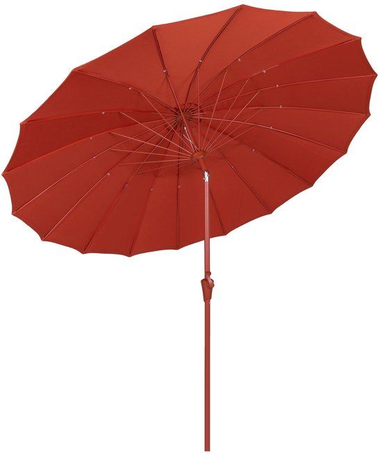 Zuiver Sunshine Parasol Marsala - Rood - 250 cm - Stokparasol