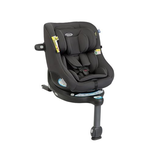 Graco Turn2Me™ DLX i-Size R129 Isofix 2-in-1 autostoel met 360° rotatie, 40-105 cm (van geboorte tot ca. 4 jaar), kleur Iron