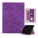 NONE Apple Hoesje voor iPad Air/Air 2 2016 2 9.7 Magnetic Flip Flap Leather Purple