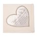 Pavilion Gift Company Forever in Our Hearts-50 x 60 super zachte koninklijke pluche deken, katoen, crème, 127 x 152 cm