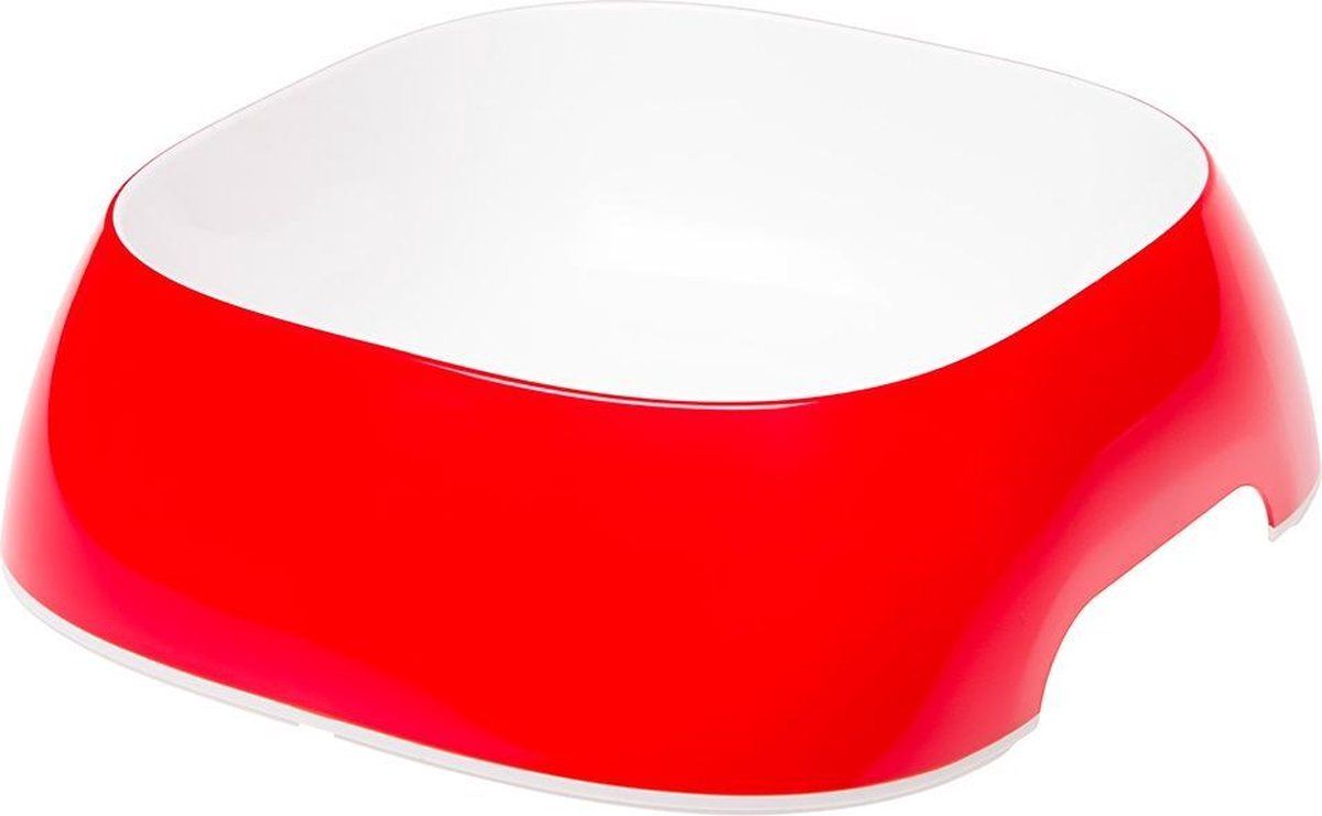 Ferplast Glam Large - Voerbak - Rood/Wit - 1200 ml