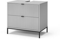 Vicco Eliza Wastafelonderkast – 70 x 63 cm Met 3 uittrekbare laden Grijs