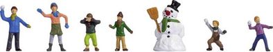 NOCH 36821 N Kinderen in de sneeuw figuren Geverfd, Staand