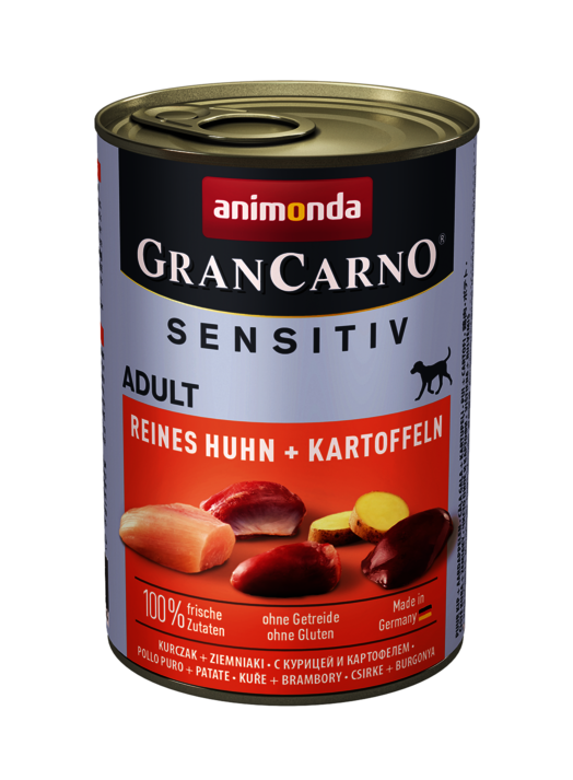 Animonda GranCarno Sensitiv Reines Huhn + Kartoffeln - Natvoer voor hond