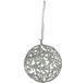 Goodwill Kerstbal Zilver Glitter Takjes - Ø 15 cm - 2 stuks