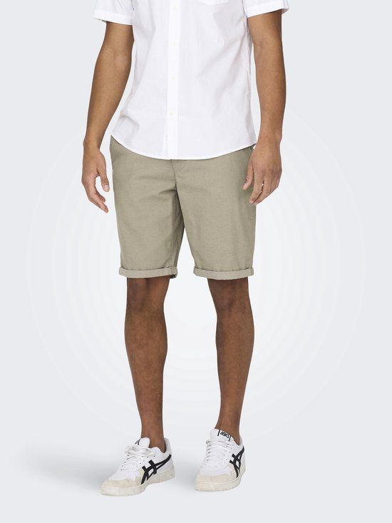 ONLY & SONS Chino shorts ONSPETER Regular fit Fallen Rock L