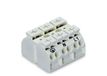 WAGO 862-1603/996-002 4-draads apparaataansluitklem, wit (verpakking van 2)