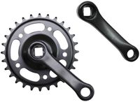 Selection p2r P2R City stalen crankstel 127 mm zwart