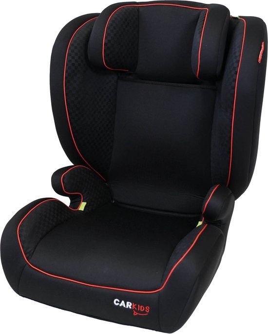 Carkids Frankie I-Size Autostoeltje 100-150cm - Zwart/Rood