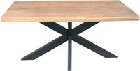 Starfurn Eettafel Dakota - Boomstam Naturel Hout - 160x90x76cm
