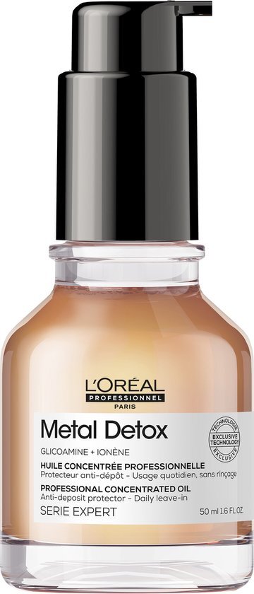 L&#39;Or&#233;al Professionnel Metal Detox Olie - Beschermende olie voor zacht en glanzend haar – Serie Expert – 50 ml