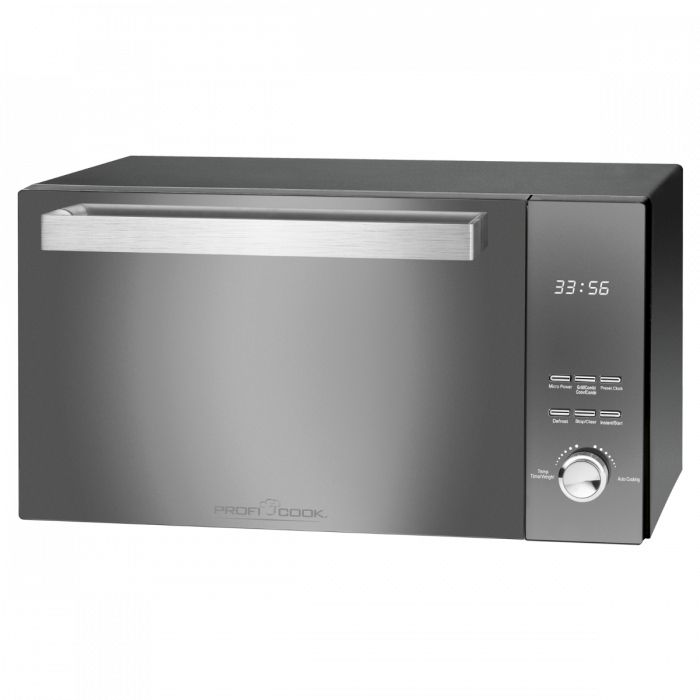 ProfiCook PC-MWG 1204 - Grill Microwave - 23L - 800W - Stainless Steel