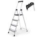 Sekey Aluminium Trapladder 4 Treden 140 cm