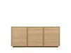 Buffet 3 portes en bois clair l160cm
