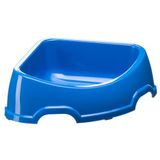 Ferplast Party Eco-duurzame hondenbak en kattenbak, antislip, reisvriendelijk, gemaakt van gerecycled kunststof, extra klein (1,2 l)