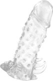 Baile Brave Men Siliconen Penis Sleeve Reliëf