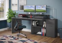 Trendteam Hoekbureau Antraciet 160 cm