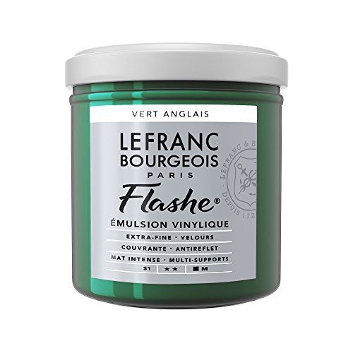Lefranc Bourgeois Flashe Acrylic and Vinyl Paint - 125ml - Chrome Green