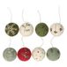 Boules de Noël avec branches, feutre, set de 8, Ø5 cm