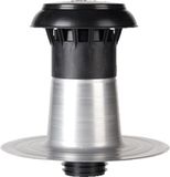 Burgerhout BM Vent 3000 Aluminium dakontluchting dubbelwandig met kunststof kap 150 160 mm
