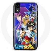 Maniacase Hoesje voor iPhone XS Max De ridders van de dierenriem Anime Cult Saint Seiya Manga
