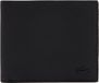 LACOSTE Men's Classic Billfold Coin Wallet Noir zwart