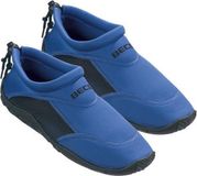 BECO waterschoenen/surfschoenen - Neopreen - volwassenen - rubber zool - blauw/zwart maat 35/38