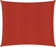 vidaXL Zonnezeil 2,5x3 m HDPE Rood